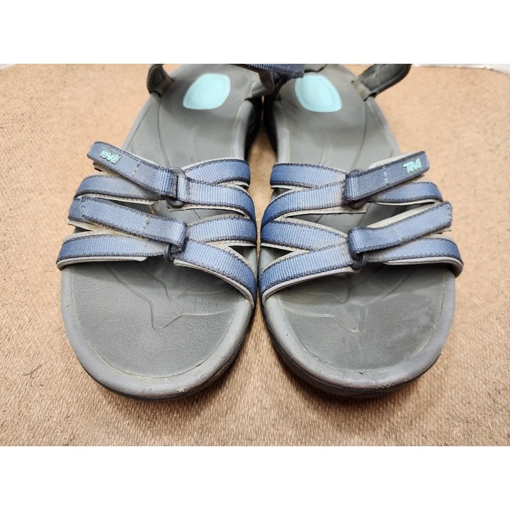 Teva Women Tirra Bering Sea Strappy Sports Sandals US 10
